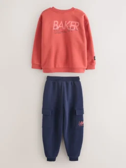 Rouge - Ensemble jogging Baker by Ted Baker sweat et cargo