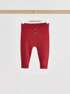 Rouge - Ensemble pull et legging en maille bébé (0 mois-2 ans)