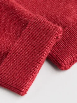 Rouge - Ensemble pull et legging en maille bébé (0 mois-2 ans)