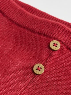 Rouge - Ensemble pull et legging en maille bébé (0 mois-2 ans)