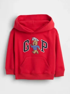 Rouge - Gap Sweat à capuche avec logo Brannan Bear (6mois5ans) (6mois à5ans)