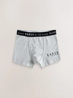 Rouge - Lot de 5 boxers Baker by Ted Baker garçon