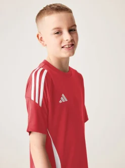 Rouge - Maillot adidas Tiro 24 enfant