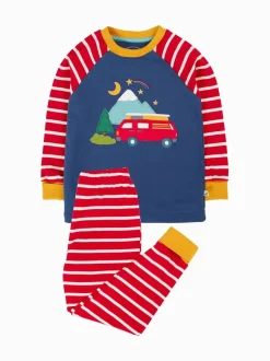 Rouge - Pyjama Frugi Jamie Jim Jams