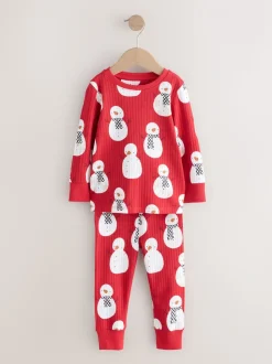 Rouge - Pyjama Snuggle de Noël, lot de 3 (9mois-10ans)