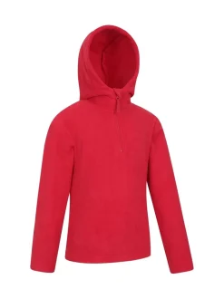 Rouge - Sweat à capuche Mountain Warehouse Camber II en polaire