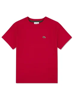 Rouge - T-shirt Lacoste Core à logo