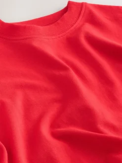 Rouge - T-shirt Manches courtes (3-16ans)