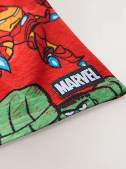Rouge - T-shirt Marvel en coton à manches courtes (3mois-8ans)