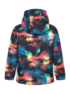 Rouge - Veste de ski Mountain Warehouse Mogal imprimée en polaire doublée