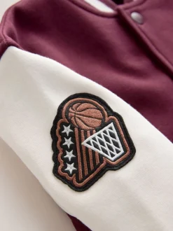 Rouge baie - Veste bomber imprimée graphique (3-16ans)