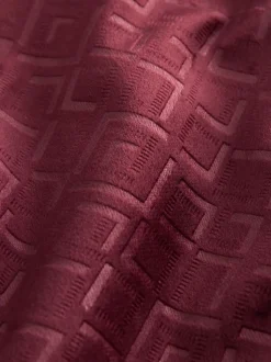 Rouge bordeaux - Blazer en velours texturé (3-16ans)