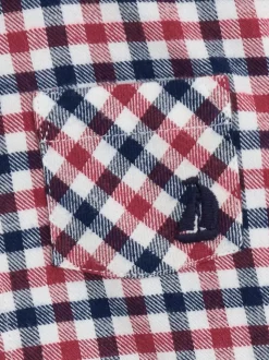 Rouge bordeaux - Chemise brossée JoJo Maman Bébé