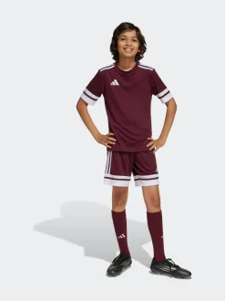 Rouge bordeaux - Maillot adidas Squadra 25 enfant
