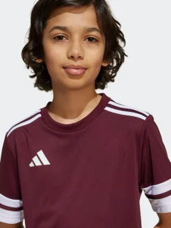 Rouge bordeaux - Maillot adidas Squadra 25 enfant