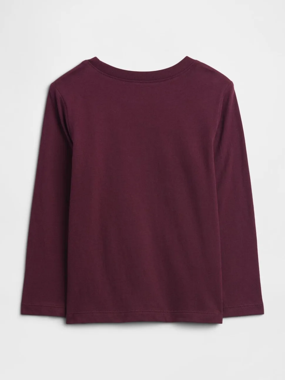 Rouge bordeaux - T-shirt Gap graphique à manches longues (6mois-5ans)