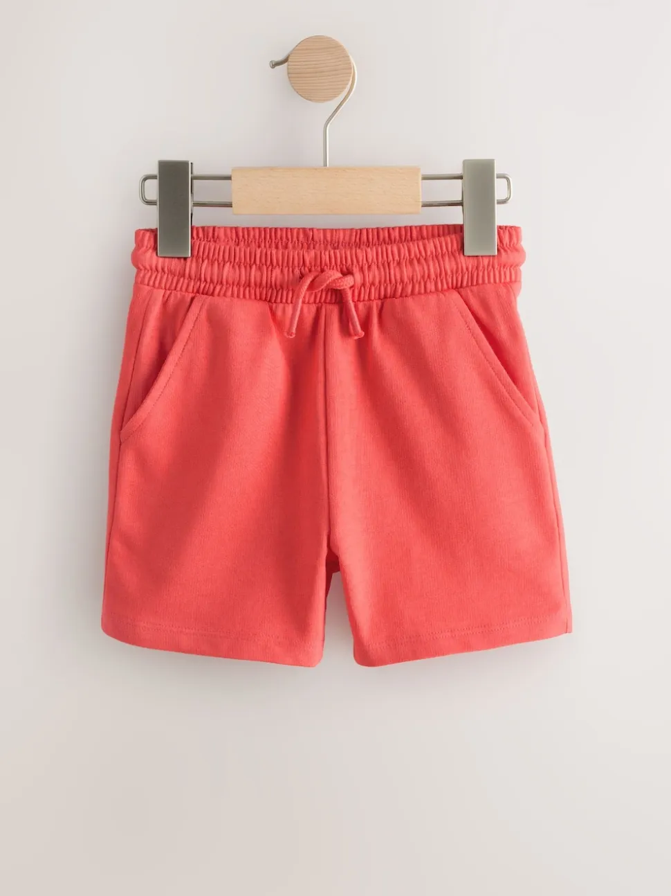 Rouge corail - Short en jersey (3mths-7yrs)