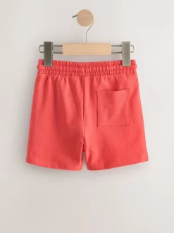 Rouge corail - Short en jersey (3mths-7yrs)