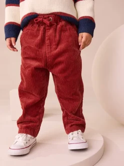 Rouge foncé - Pantalon en velours côtelé (3mths-7yrs)