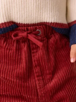 Rouge foncé - Pantalon en velours côtelé (3mths-7yrs)