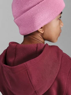 Rouge foncé de l'équipe - Sweat à capuche Nike Club en polaire à enfiler