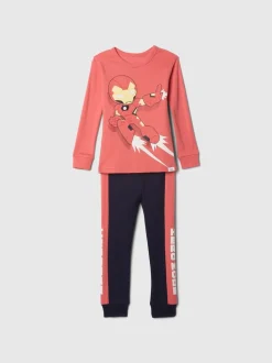 Rouge Iron Man - Gap pyjama long en coton (12mois-5ans)