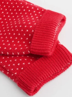 Rouge père Noël - Ensemble pull et legging bébé Noël (0mois-2ans)