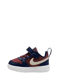 Rouge équipe foncée/marine - Baskets Nike Infant Court Borough Low Recraft