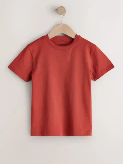 Rouge rouille - T-shirt Manches courtes (3-16ans)