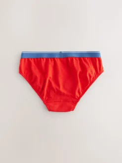 Rouge/bleu motif véhicules d'urgence - Lot de 7 slips en coton (1.5-10ans)