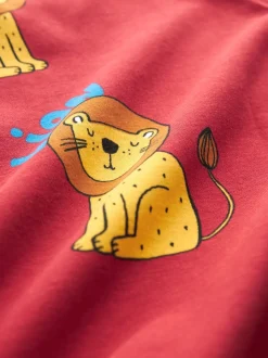 Rouge/Bleu/Neutre Animal - Lot de 3 pyjamas Snuggle (9mois-10ans)