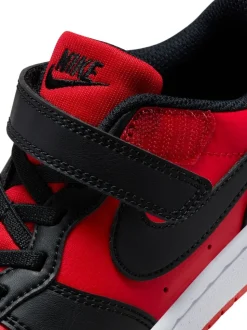 Rouge/Noir - Nike Baskets Junior Court Borough Low Recraft