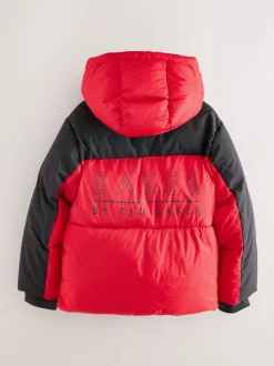 Rouge/Noir - Vestes matelassées Baker By Ted Baker imperméables color-block