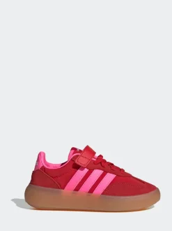 Rouge/Rose - Baskets adidas Barreda Decode élastique pour enfant à lacets élastiques