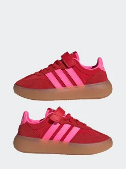 Rouge/Rose - Baskets adidas Barreda Decode élastique pour enfant à lacets élastiques