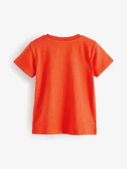 Rouge/vert - T-shirt Manches courtes 5 Pack (3mois-7ans)