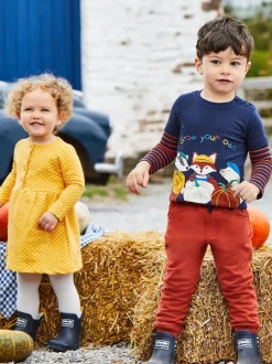 Rouille et Bleu marine - JoJo Maman Bébé 2-Lot Pantalon de jogging