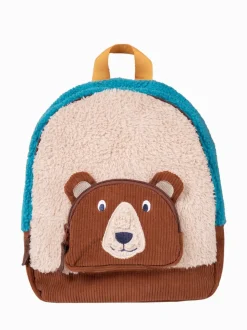 Sac à dos Frugi en polaire Personnage marron