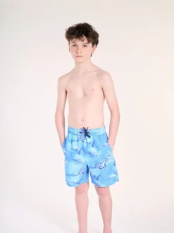 Short de plage Soliswim bleu