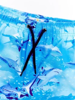 Short de plage Soliswim bleu