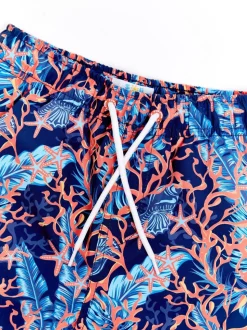 Short de plage Soliswim rouge