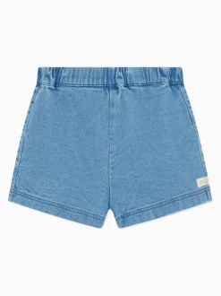 Short MORI en Denim extensible en chambray
