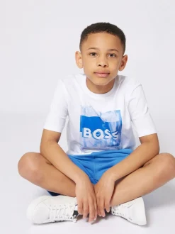 Shorts en jersey à logo BOSS