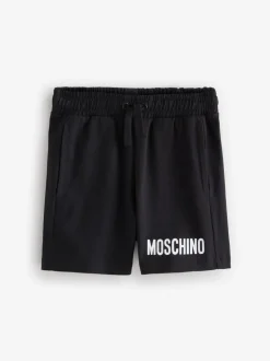 Shorts en jersey à logo Moschino
