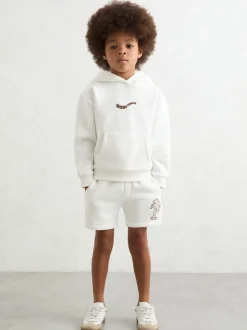 Shorts Reiss Kayo en coton Mélange brodé palmier