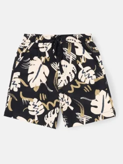 Shorts texturés Angel & Rocket Finn imprimé feuille