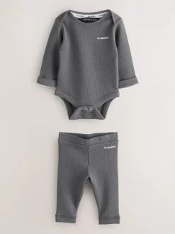 smALLSAINTS ensemble bébé garçon avec Body et Leggings à Texture