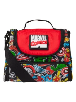 Smiggle Marvel Grande boîte à lunch à Double compartiment avec sangle