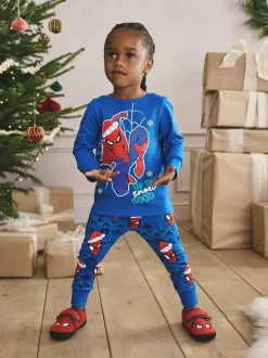 Spiderman bleu/rouge - Pyjama à permis unique (12 mois à 10 ans)