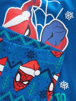 Spiderman bleu/rouge - Pyjama à permis unique (12 mois à 10 ans)
